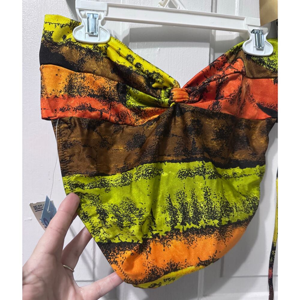 NWT Vintage 80’s Gottex Two Piece Bikini Swimsuit Set Size 12 - Picture 6 of 9